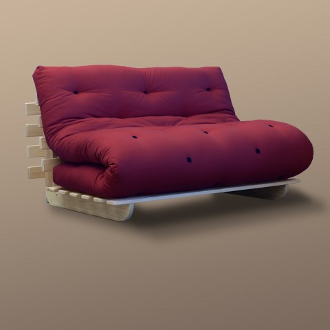 Sapa, canapé lit pour futon. frêne massif robuste et durable